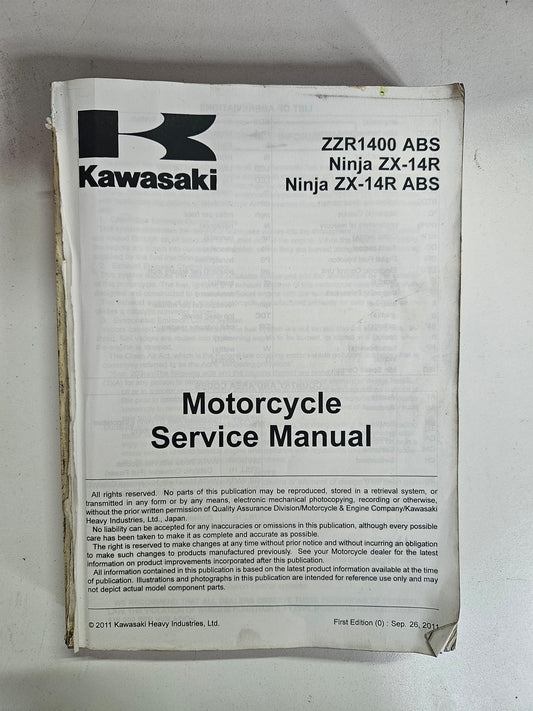 Kawasaki Ninja ZX-14R ZX14 Service Manual