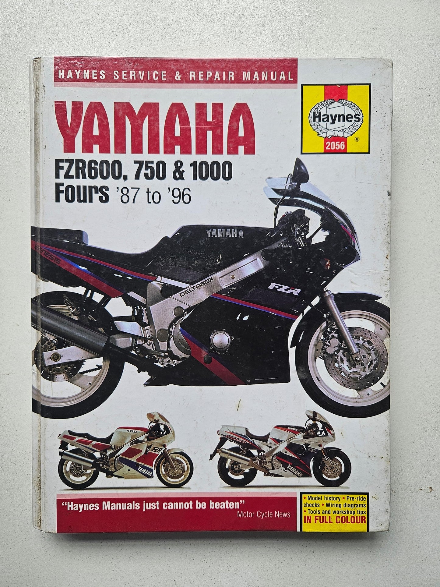 Yamaha FZR600 FZR750 FZR1000 Service Manual