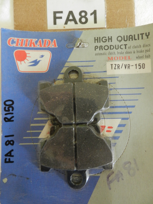 Yamaha DT80 RD80 RX115 RD125 SR125 RX135 Front Brake Pads - Montclair Motorcycles Online