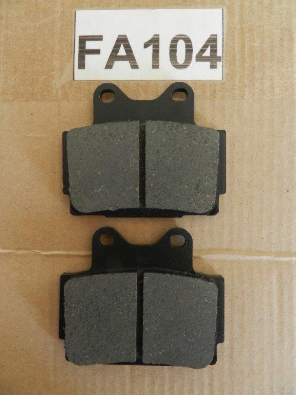 Yamaha TZR125 FZR250 RZ250 TZR250 RD350 FZ400 RD500 RZV500 Rear Brake Pads - Montclair Motorcycles Online