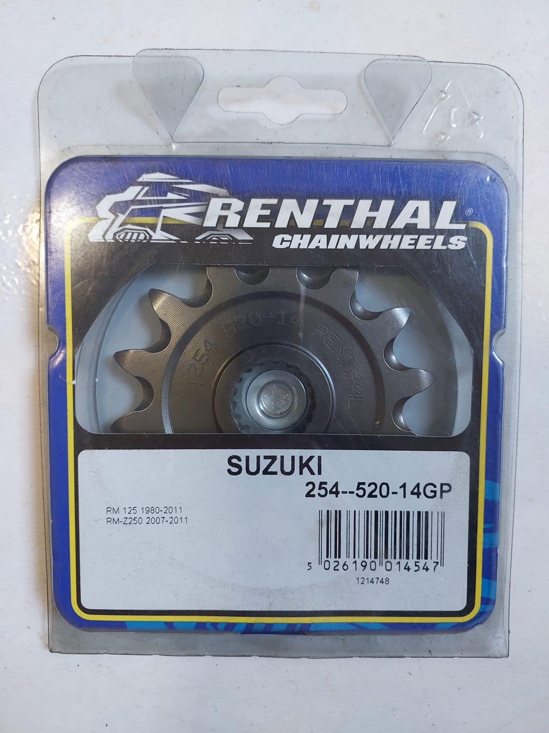 Suzuki RM125 RM-Z250 Renthal Front Sprocket