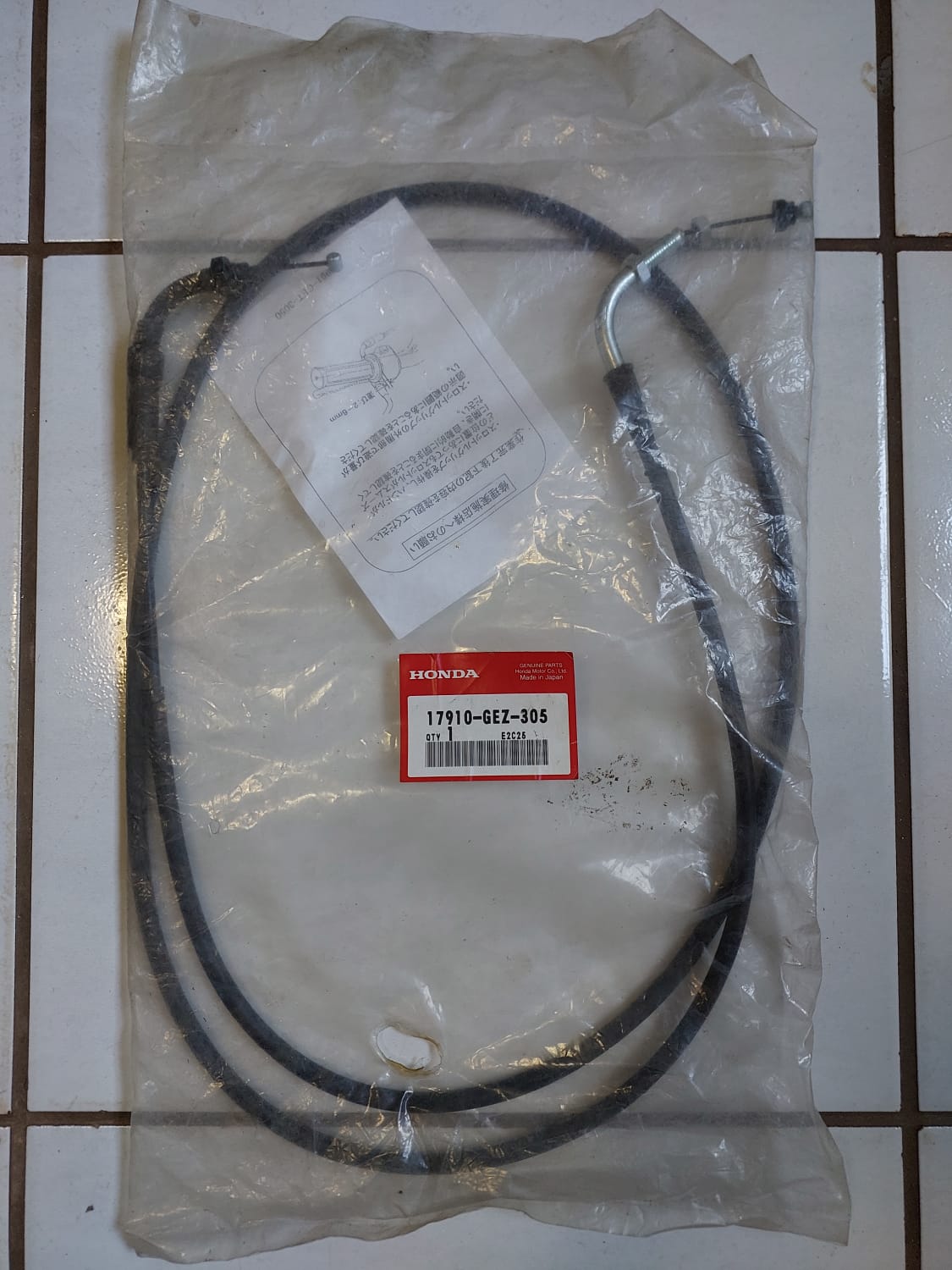 Honda Zoomer AF58 Throttle Cable