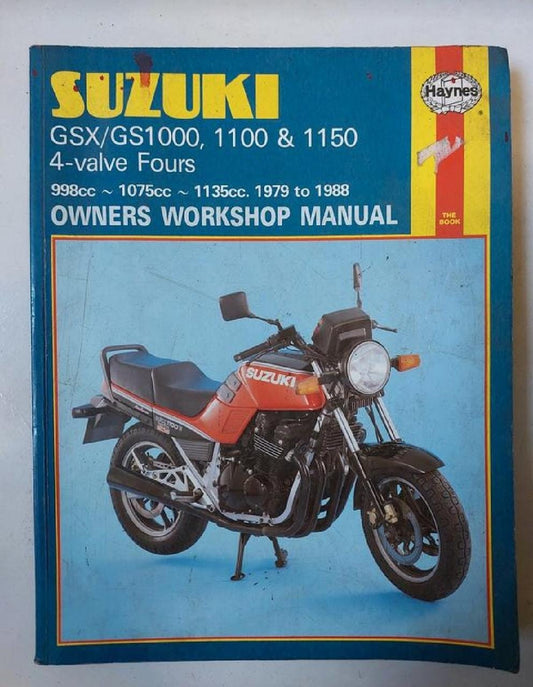 Suzuki GS1000 GSX1000 GS1100 GSX1100 GS1150 Eienaars Werkswinkel Handleiding